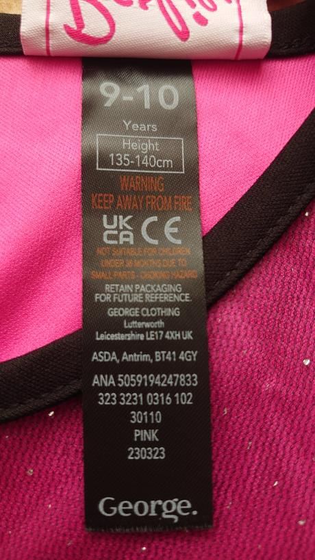 Kostým barbie čarodejnica značka george, 