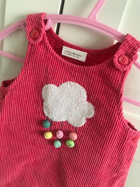 Menčestrové šaty next s pančuškami, next,68