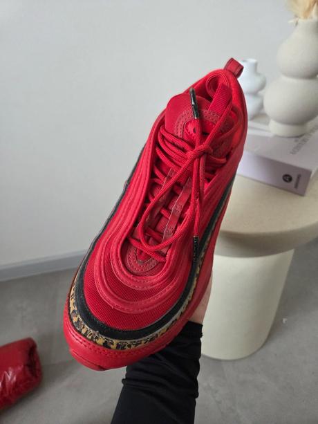 Nike airmax 97 leopard pack university red 39,5-40, nike,40