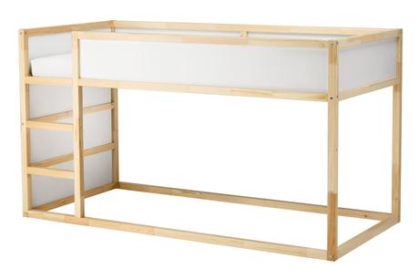 Ikea kura obojstranná detská posteľ, šírka (cm): 90,dĺžka (cm): 200
