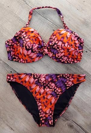 Vzorované bikiny 38 / 80d, h&m,38