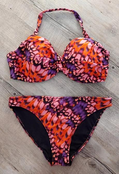 Vzorované bikiny 38 / 80d, h&m,38