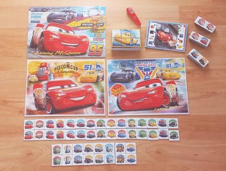 7 v 1 mcqueen, cars,