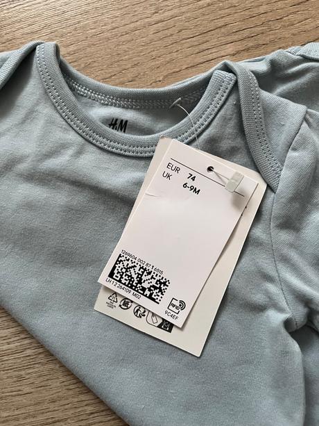 Modré body h&m, h&m,74
