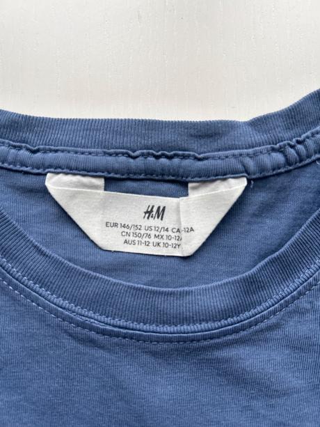 Tricko s dlhym rukavom, h&m,146