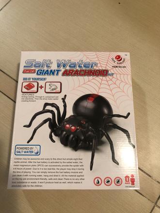 Pavúk na slanú vodu nové,