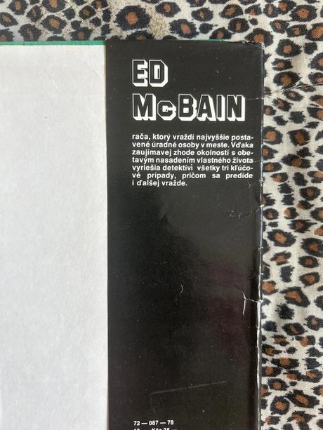 Prvá zastávka/ako láska/múr - ed mcbain, 