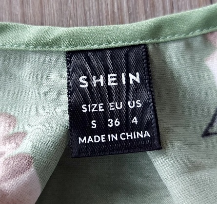 Zelený top shein, 36