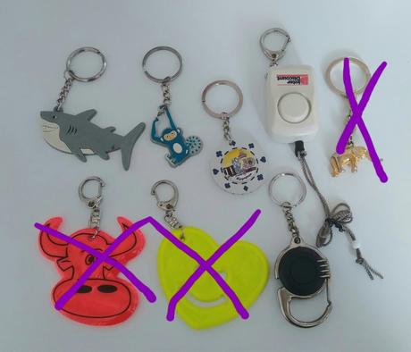 Kľúčenka prívesok opica žralok, 