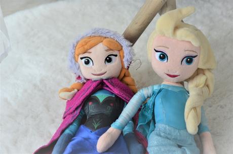 Plyšová anna+elsa-frozen, 