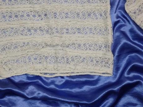 Luxusná čipkovaná blúzka, m