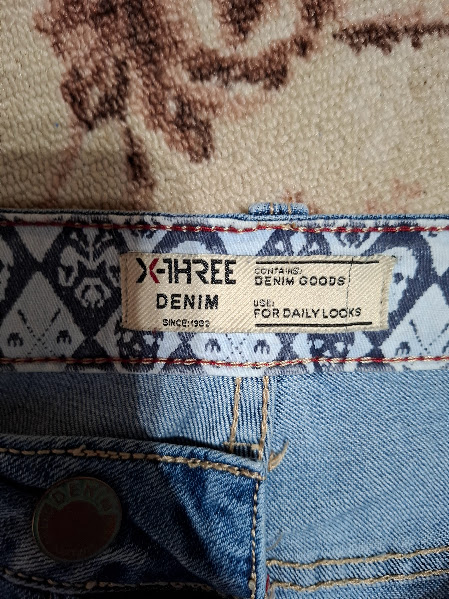 Riflove kraťasy 32, denim,32