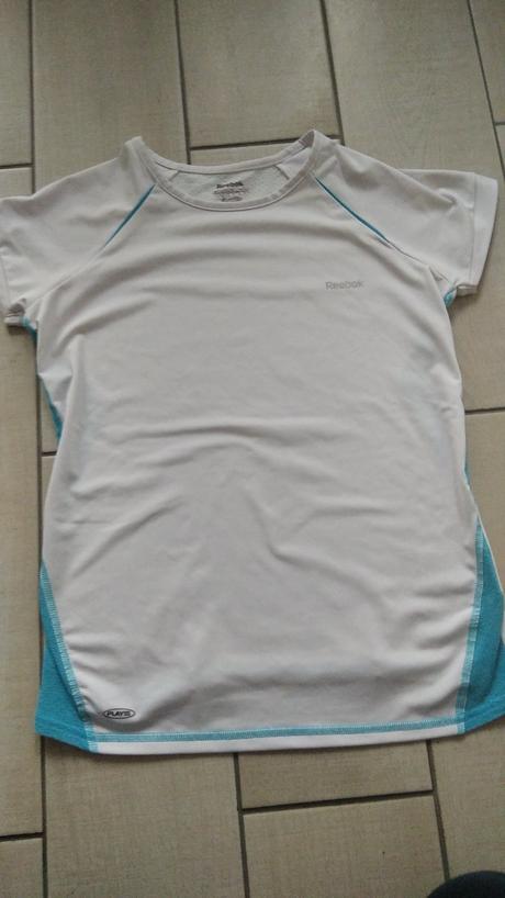 Biele športové tričko reebok, reebok,xs