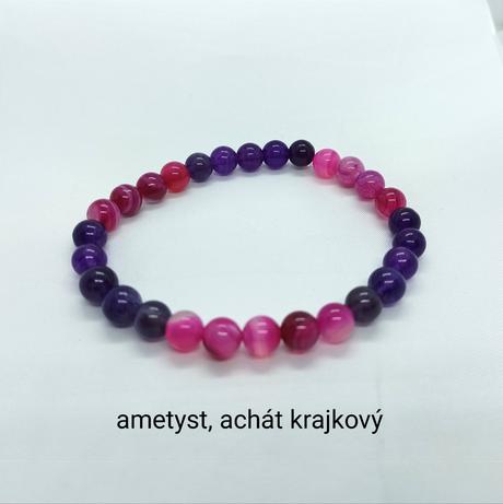 Náramky , ručná práca, minerálne a iné, 