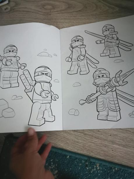 2x lego ninjago zošit,