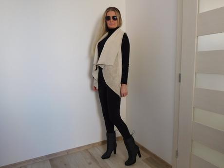 Vesta huňatá bez rukávov, s,, s