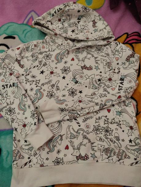 Vianočná mikina, h&m,134