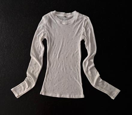 H&m - tričko s kamienkami, h&m,xs