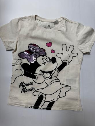Minnie tričko, h&m,116