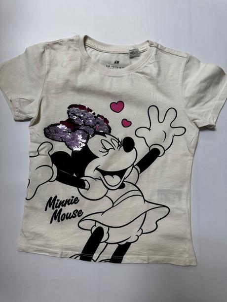 Minnie tričko, h&m,116