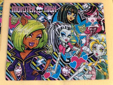 4 puzzle monster high,