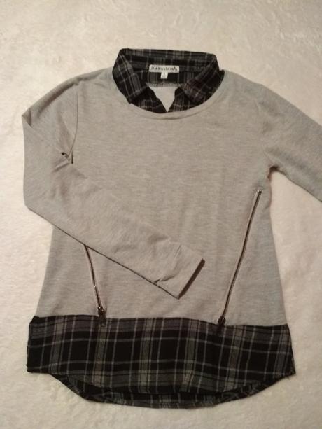 Košeľová mikina, s