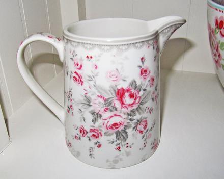 Green gate džbán ruže, porcelán, 