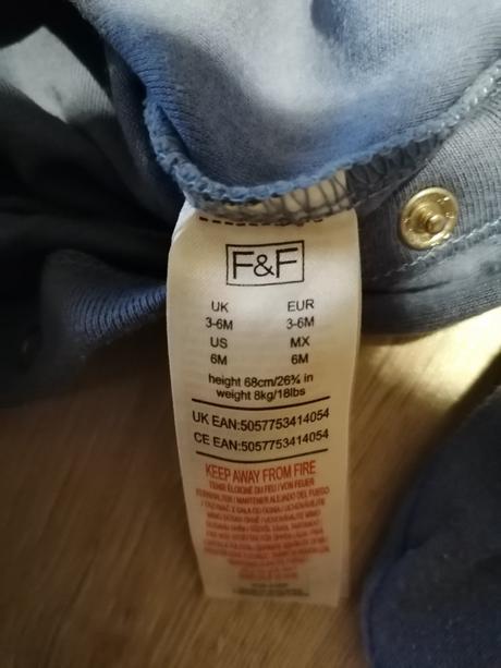 Overalove pyzamko, f&f,68