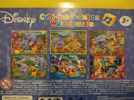 Macko puf drevene kocky disney, 