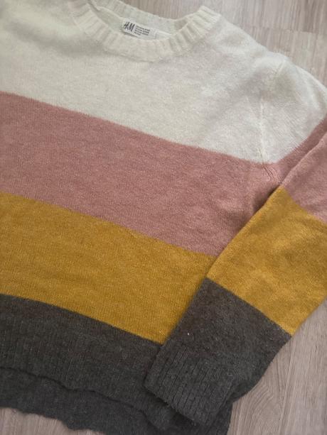 Sveter pruhy hm, h&m,164