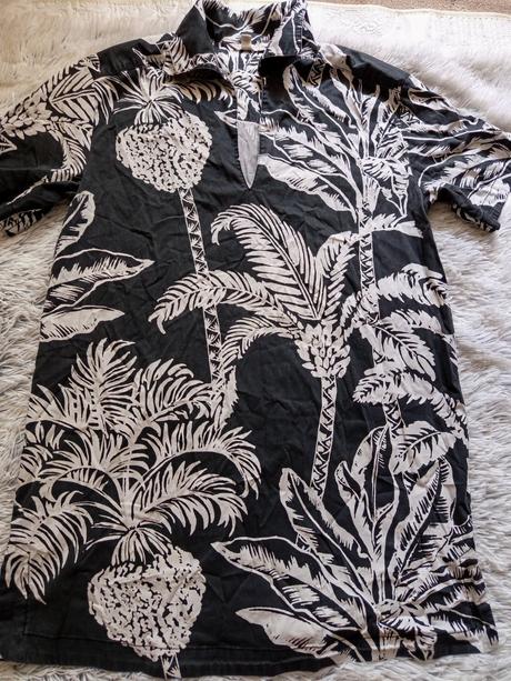 Šaty s bielym vzorom, h&m,m