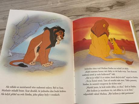 Leví kráľ lví král disney rozprávka zlatá sbírka,