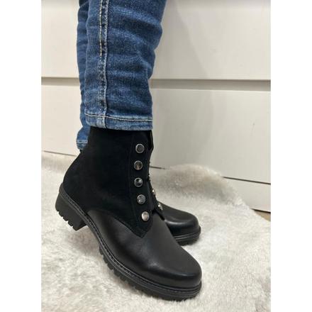 Dámske kožené topánky 19 70484 b, 37