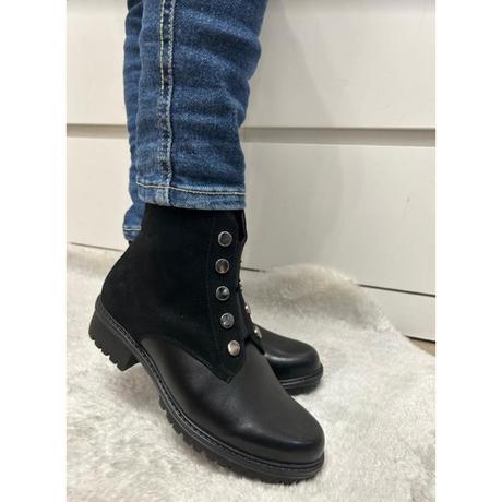 Dámske kožené topánky 19 70484 b, 37