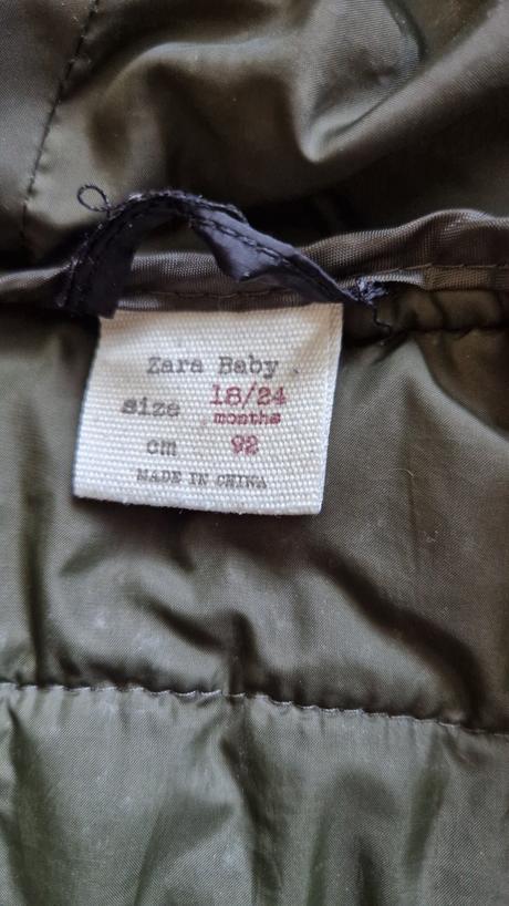 Zara prechodná bundička 92 čierna, zara,92