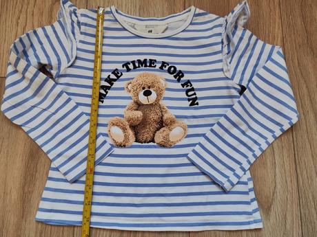 Tričko h&m s macikom, h&m,122