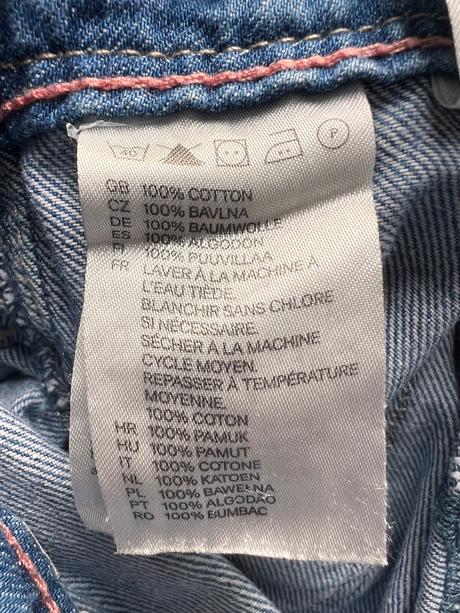 Rifľové kraťasy na traky pre dievča, h&m,122