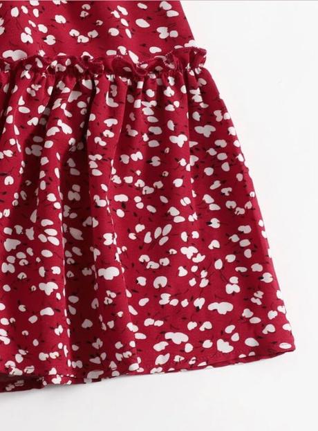 Krásny letný komplet sukne a topu značky shein, 