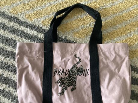 Plátená kabelka s leopardom, lindex