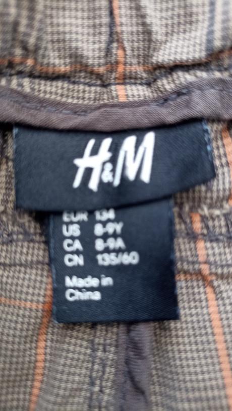 Krátke nohavice veľ 134 zn. h&m, h&m,134