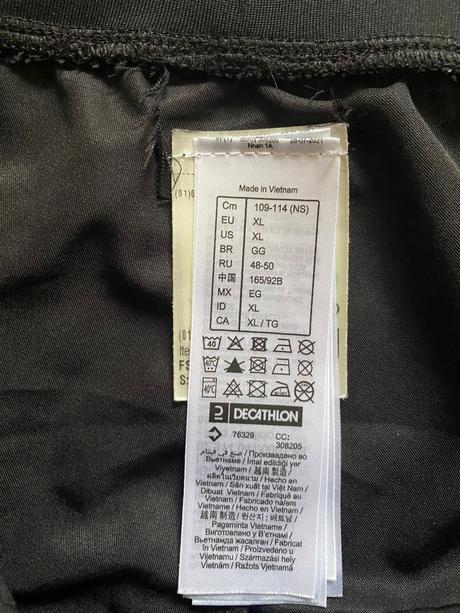 Športové kraťasy, decathlon,xl
