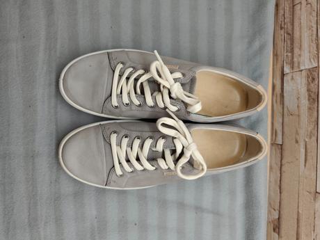 Ecco 41 - dámske kožené sivé topánky, ecco,41