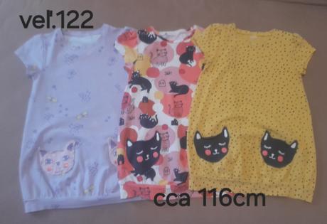 Tuniky /3ks/, lindex s krátkym rukávom, 122, 116, lindex,122