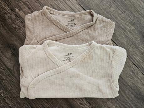 2x zavinovacie h&m body 74 zadarmo k nákupu, h&m,74