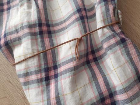 Kockovana kosela / tunika, h&m,122