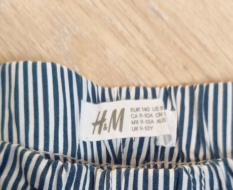Sortky 2 ks, h&m,140