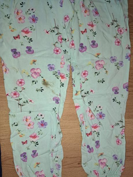 2x nohavice v.134, h&m,134