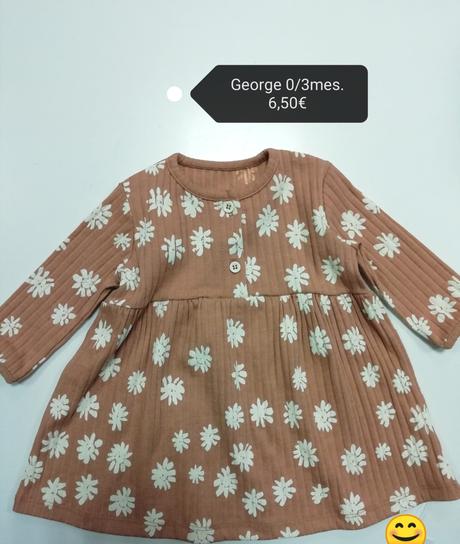 Kvetinové bavlnené vrúbkované šaty, george,62