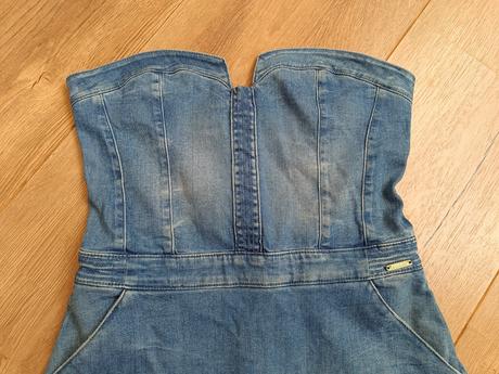 Kratke riflove saty guess 38, guess,38