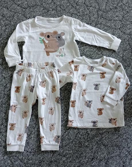 3 dielna bavlnená súprava, h&m,80